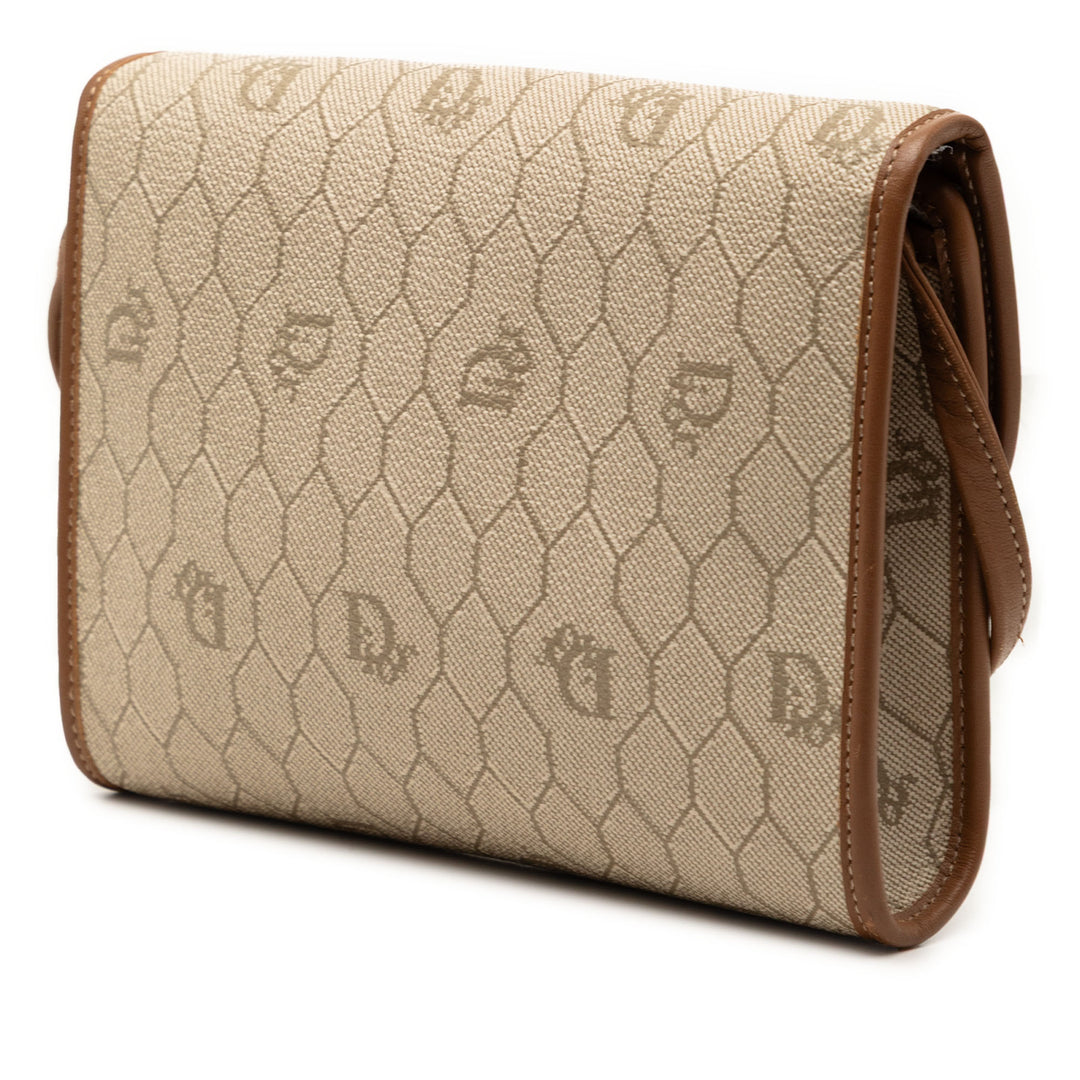 Dior Honeycomb Coated Toile Sac porté croisé