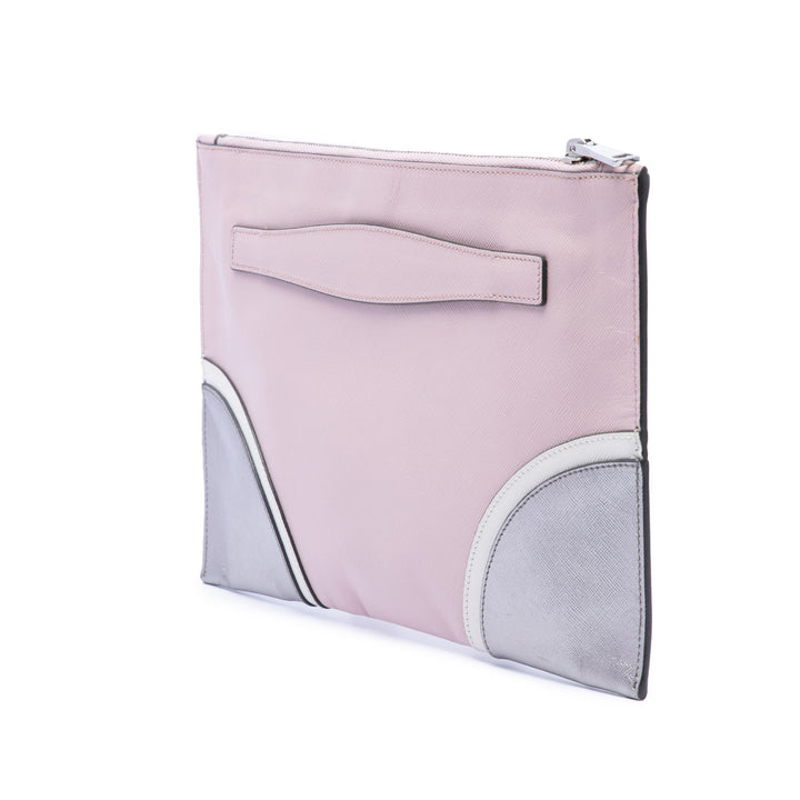 Prada Tricolor Saffiano Pochette