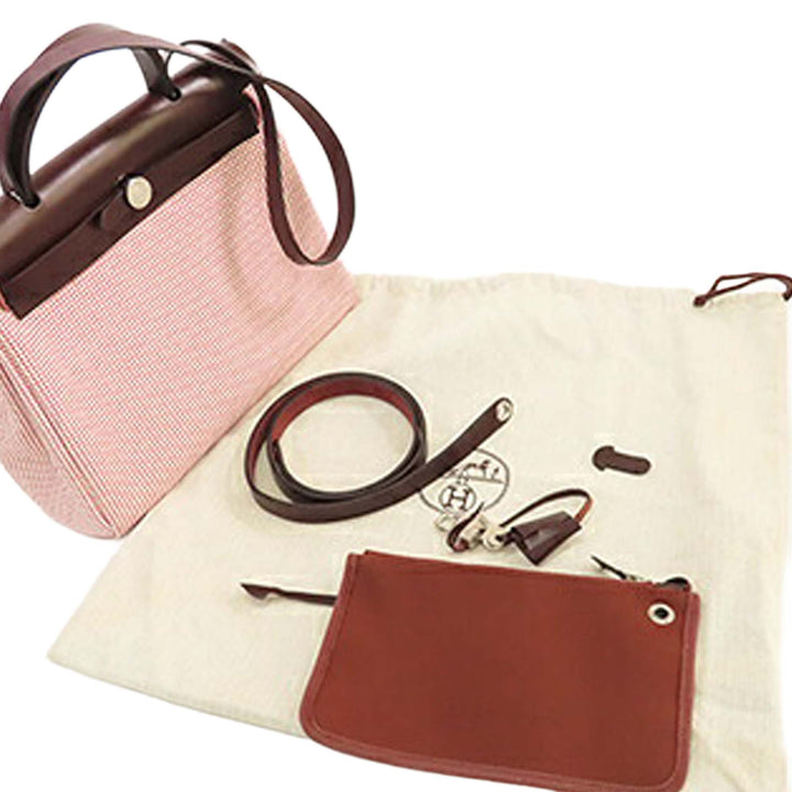 Hermès Toile Criss Viking Vache Hunter Herbag Zip 31