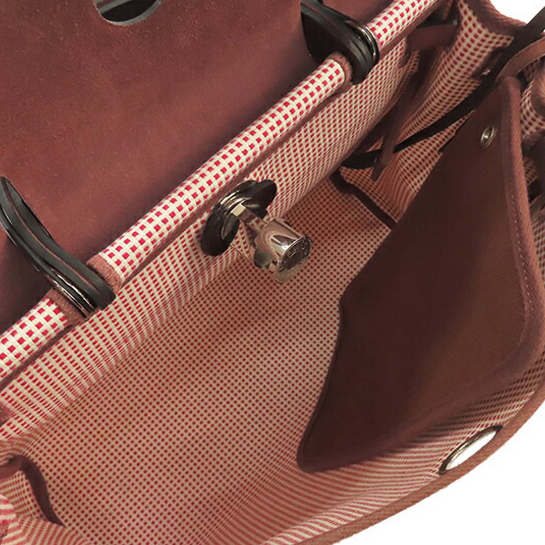 Hermès Toile Criss Viking Vache Hunter Herbag Zip 31