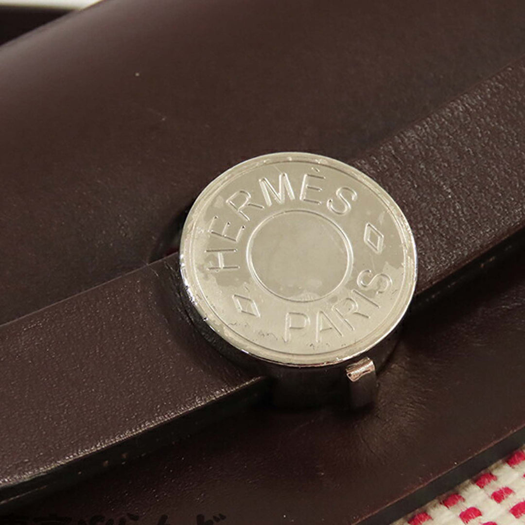 Hermès Toile Criss Viking Vache Hunter Herbag Zip 31