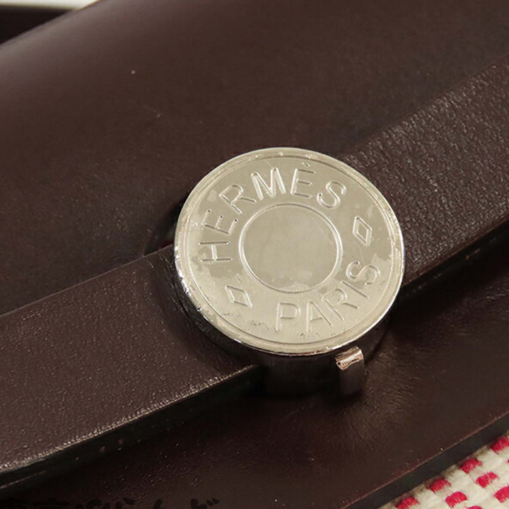 Hermès Toile Criss Viking Vache Hunter Herbag Zip 31