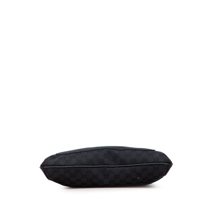 Gucci GG Toile Sac porté croisé Noir