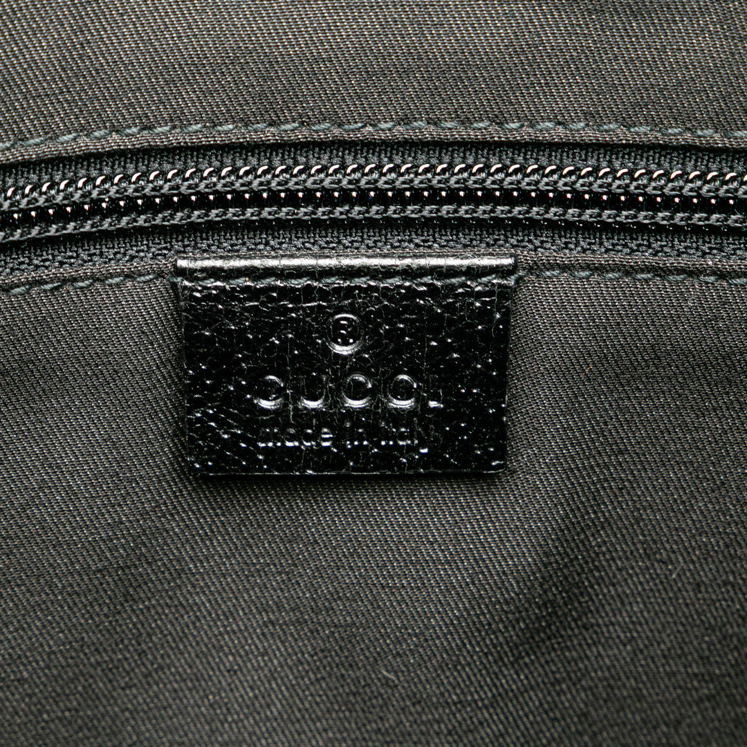 Gucci GG Toile Sac porté croisé Noir