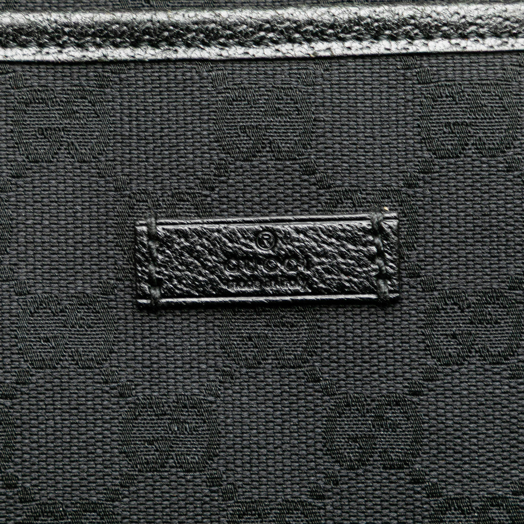 Gucci GG Toile Sac porté croisé Noir