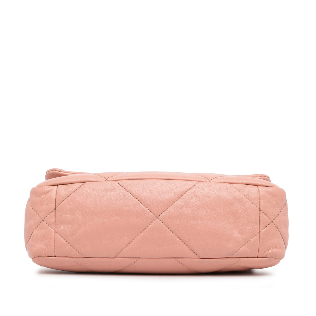 Medium Lambskin 19 Flap Pink - Gaby Paris