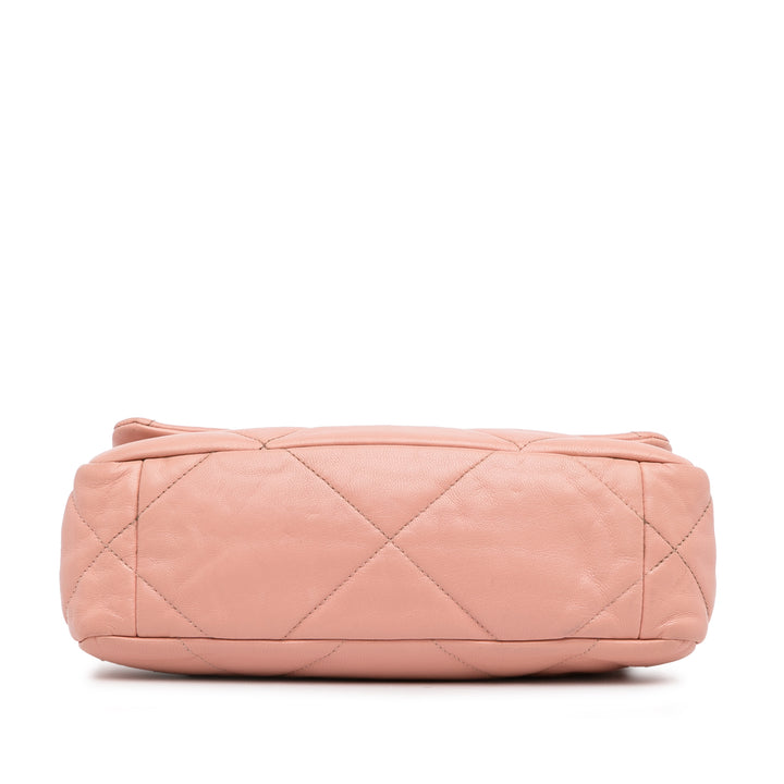 Medium Lambskin 19 Flap Pink - Gaby Paris