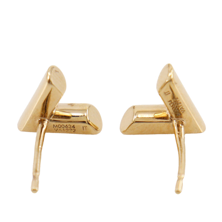 plaqué Essentials V Skin fermoir poussette Boucles d'oreilles Doré
