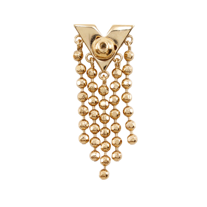 plaqué Essentials V Skin fermoir poussette Boucles d'oreilles Doré