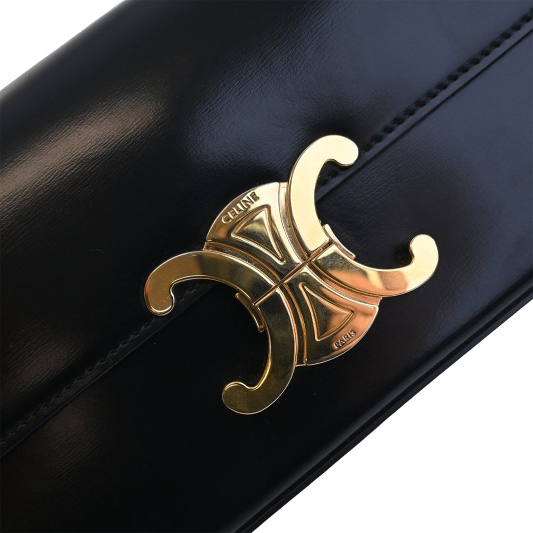 Celine brillant Cuir de veau Triomphe Claude Sac bandoulière