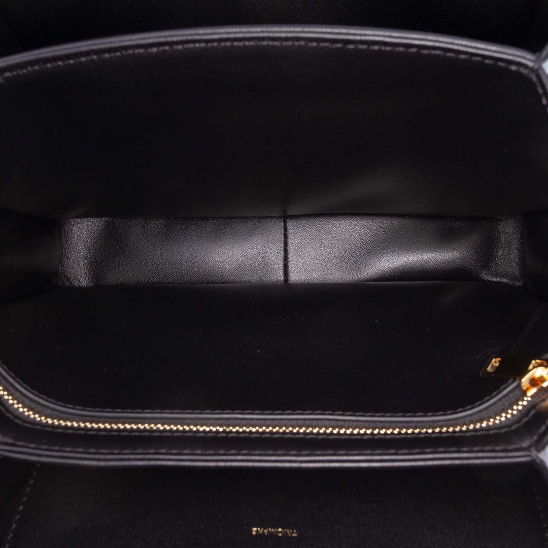 Celine Classique brillant Cuir de veau Triomphe Sac porté croisé