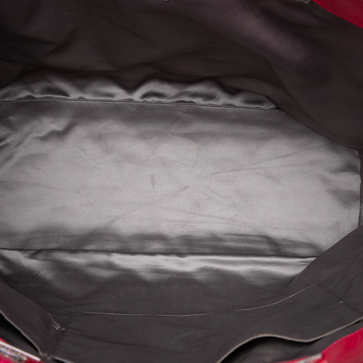 Chanel Large Matelassé Tweed et PVC Funny Cabas