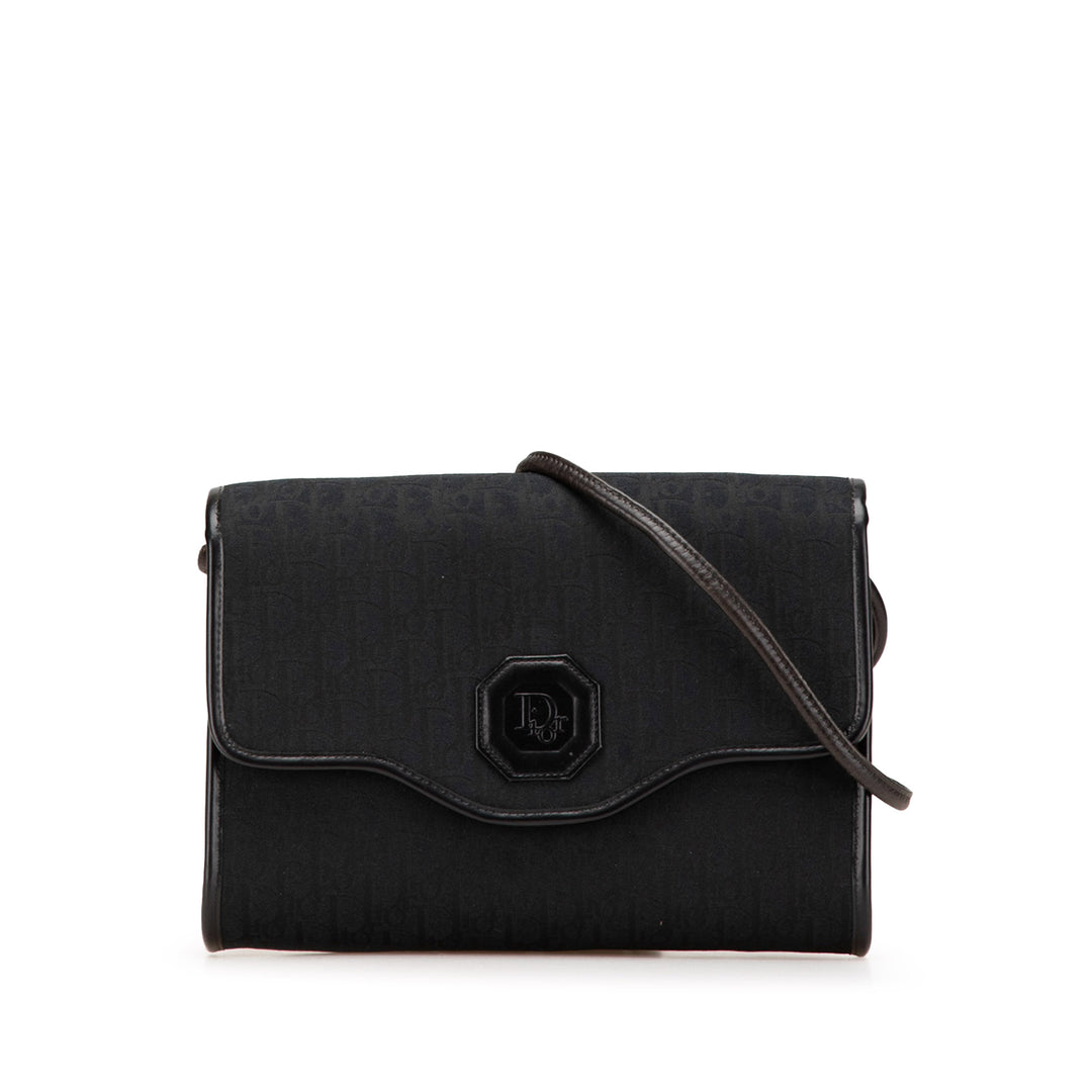 Diorissimo Trotter Canvas Crossbody Black - Gaby Paris