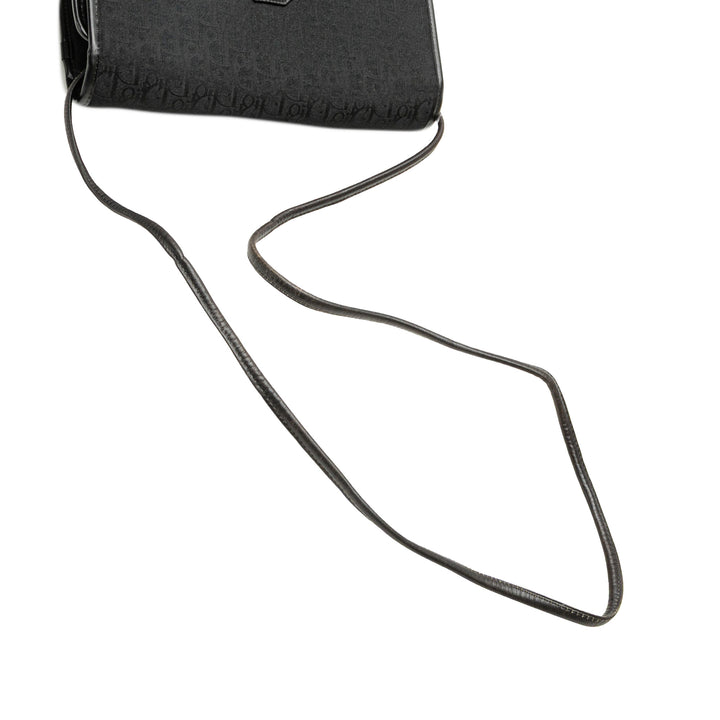 Diorissimo Trotter Canvas Crossbody Black - Gaby Paris