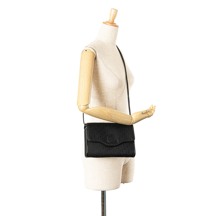 Diorissimo Trotter Canvas Crossbody Black - Gaby Paris