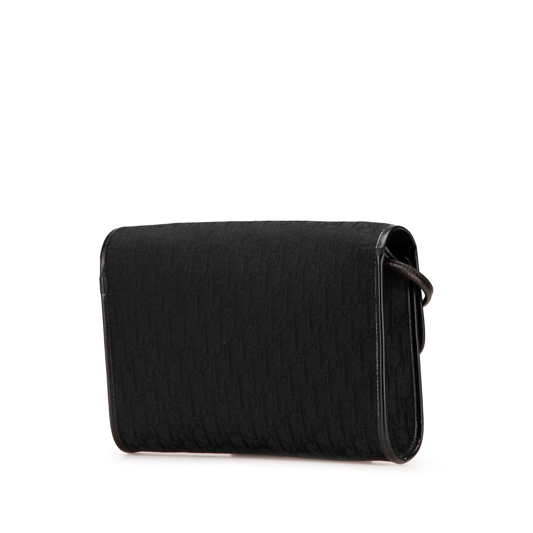 Diorissimo Trotter Canvas Crossbody Black - Gaby Paris
