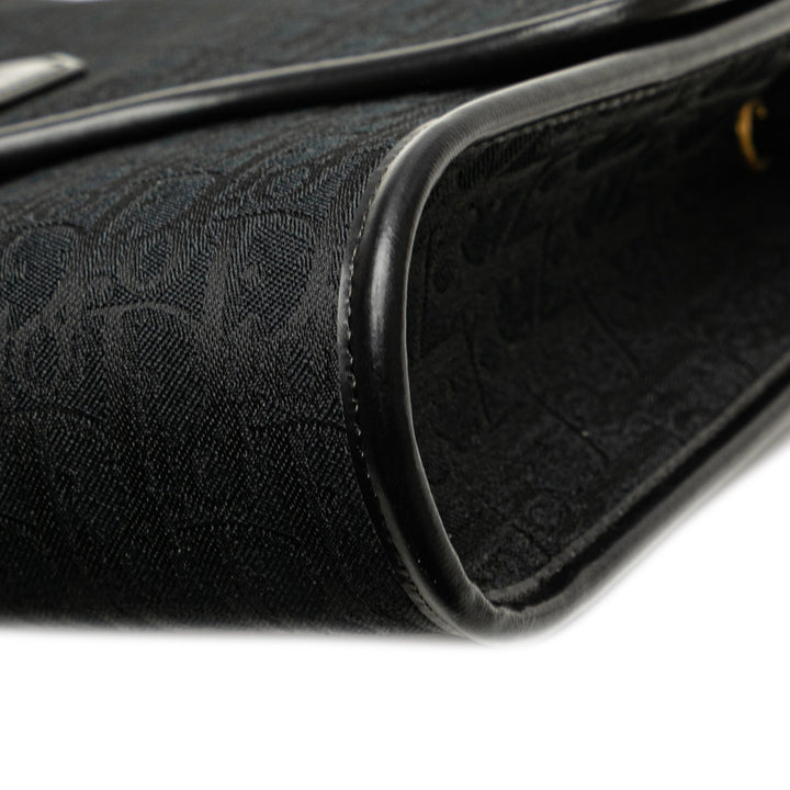Diorissimo Trotter Canvas Crossbody Black - Gaby Paris