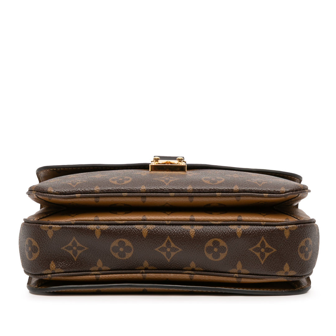 Louis Vuitton Monogram Reverse Pochette Metis Marron