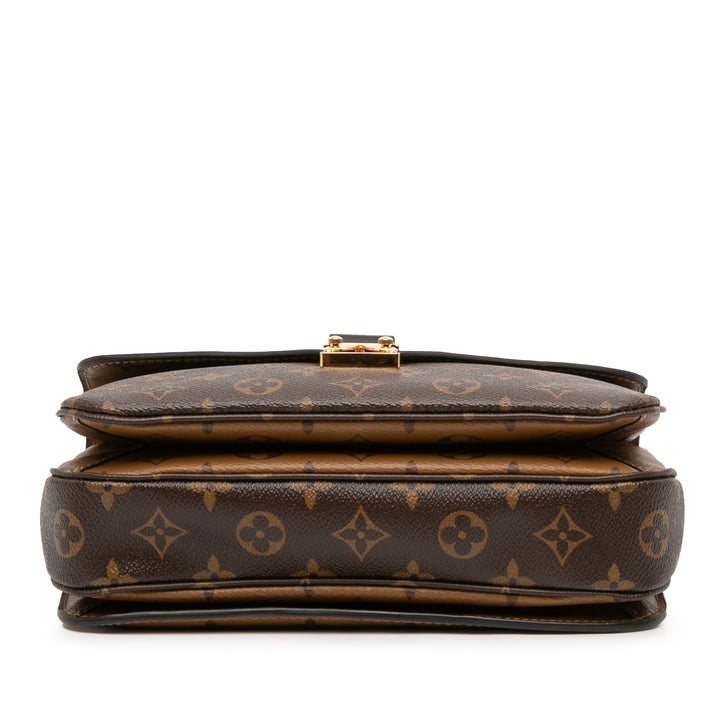 Louis Vuitton Monogram Reverse Pochette Metis Marron