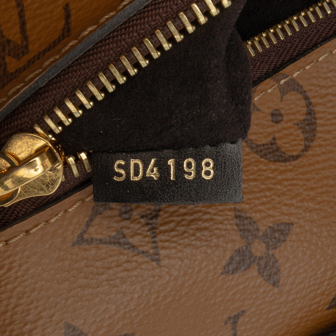 Louis Vuitton Monogram Reverse Pochette Metis Marron