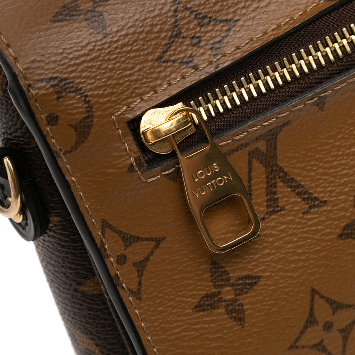 Louis Vuitton Monogram Reverse Pochette Metis Marron