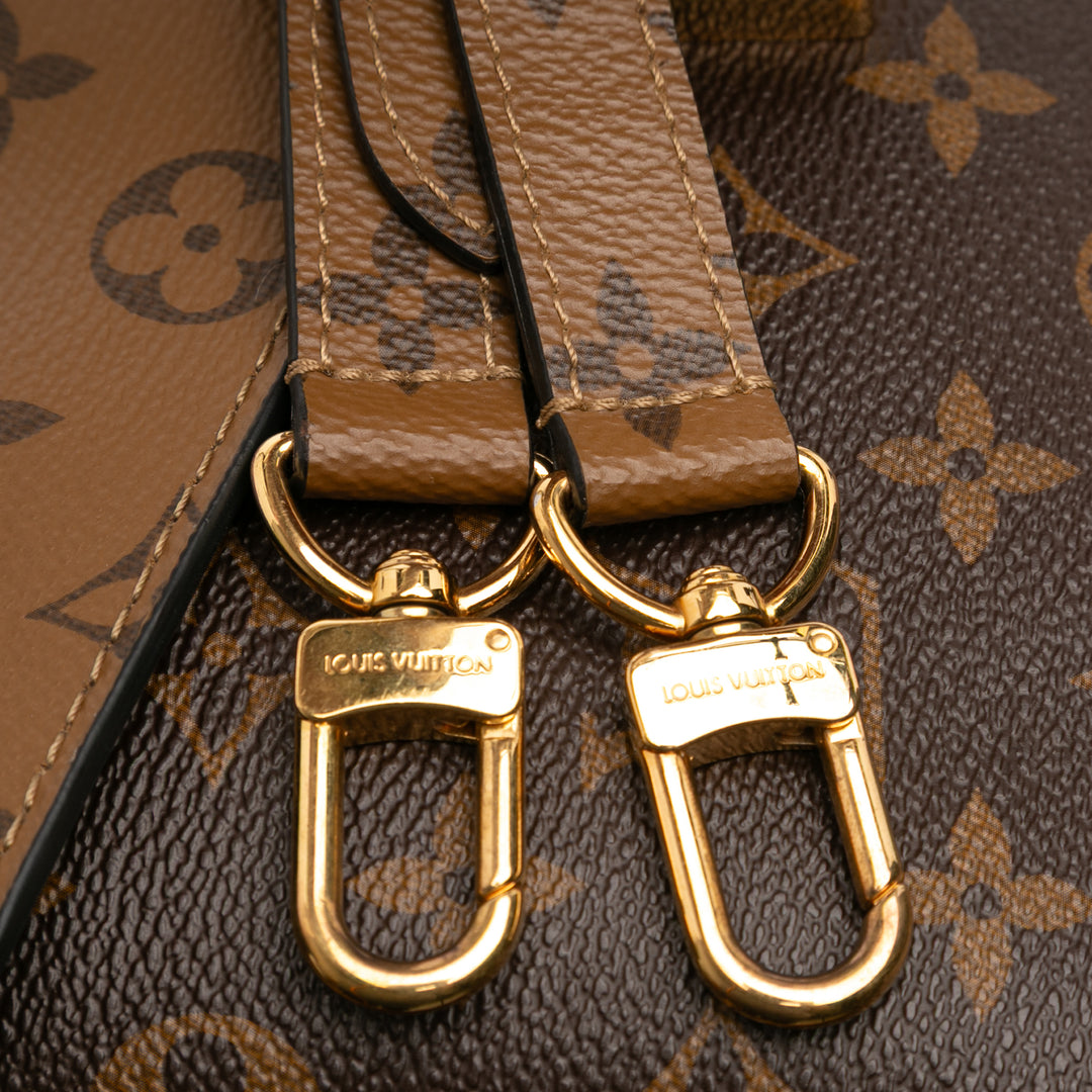 Louis Vuitton Monogram Reverse Pochette Metis Marron