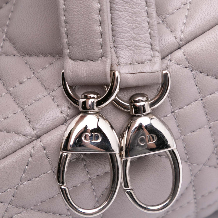 Medium Lambskin Cannage Lady Dior Purple - Gaby Paris