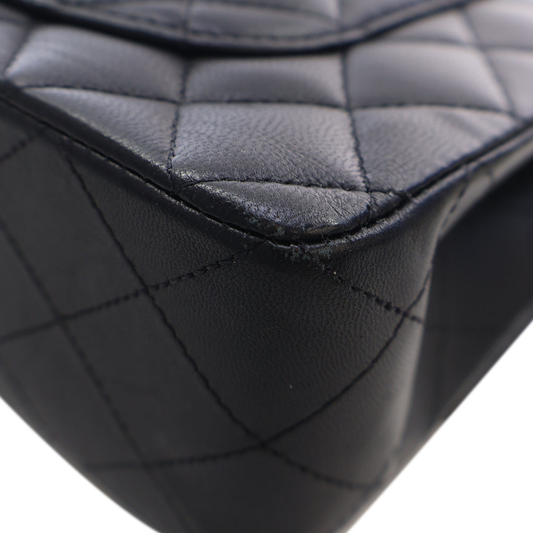 Chanel Small Classic Cuir d’agneau Double rabat