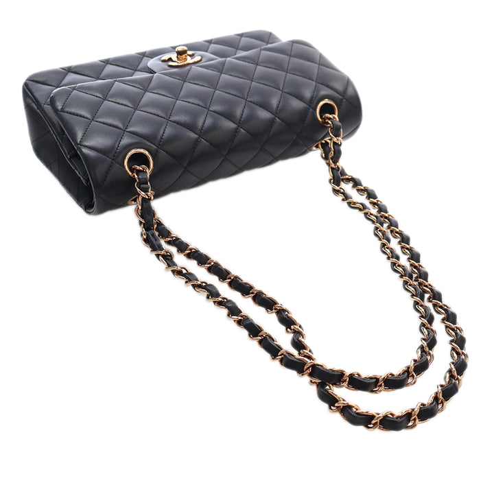 Chanel Small Classic Cuir d’agneau Double rabat