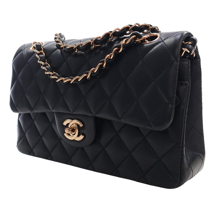 Chanel Small Classic Cuir d’agneau Double rabat