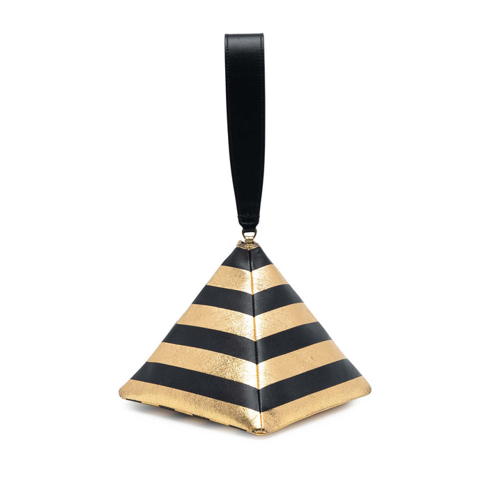 Chanel Metallic Cuir d’agneau Kheops Pyramid Pochette