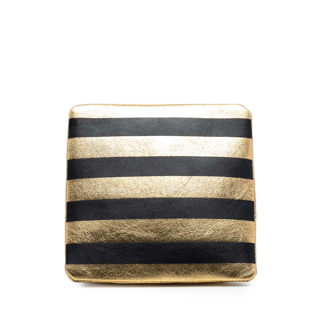 Chanel Metallic Cuir d’agneau Kheops Pyramid Pochette