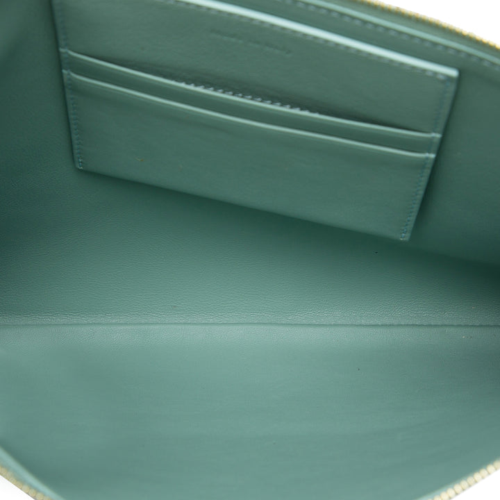 Solo Pochette Cuir d'agneau Vert