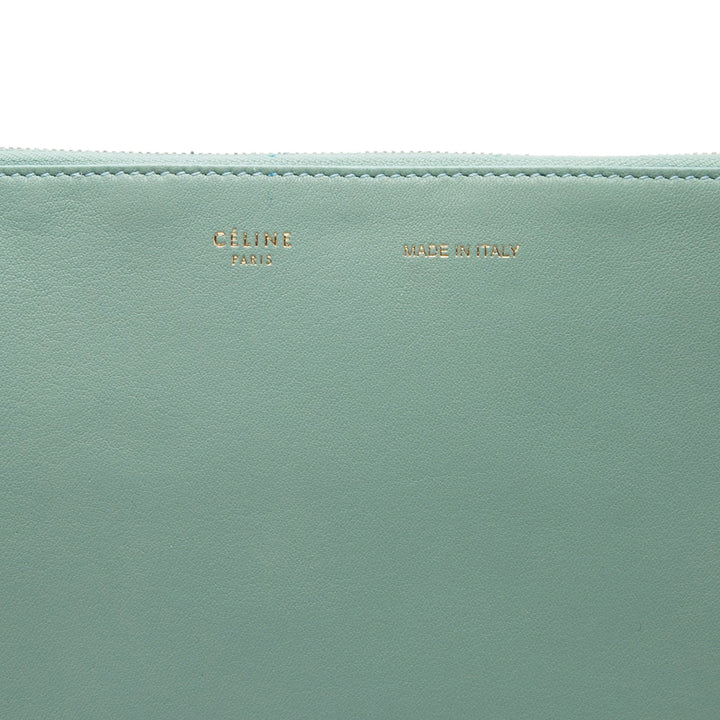 Solo Pochette Cuir d'agneau Vert