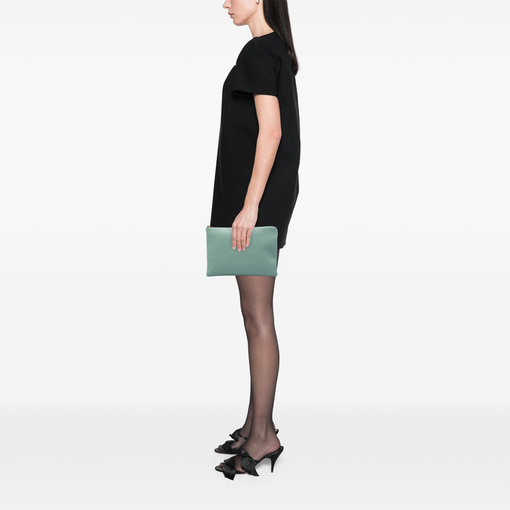 Solo Pochette Cuir d'agneau Vert