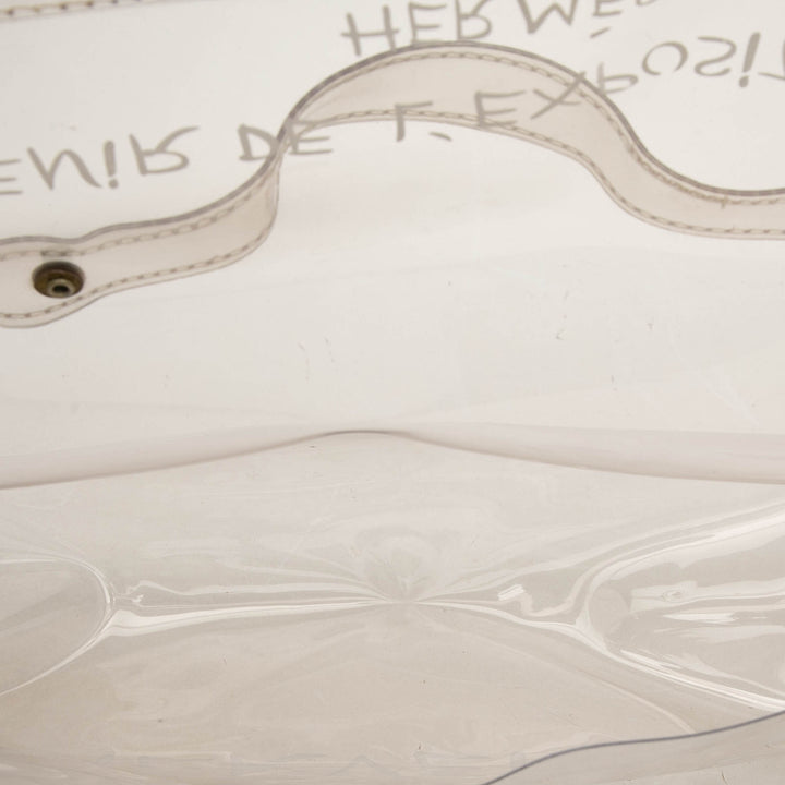 Hermès Sac à main Vinyl Souvenir De L Exposition Kelly Blanc – vue 4 – GABY PARIS