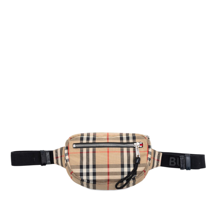 Burberry House Check Toile Cannon Sac ceinture