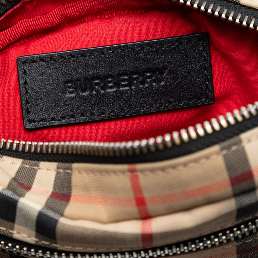 Burberry House Check Toile Cannon Sac ceinture