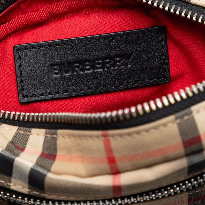 Burberry House Check Toile Cannon Sac ceinture