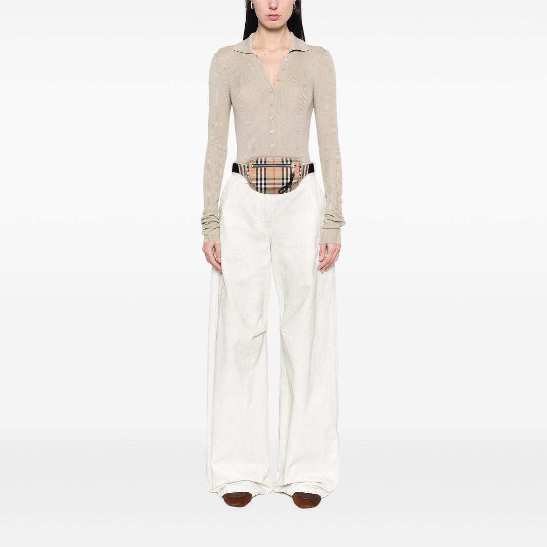 Burberry House Check Toile Cannon Sac ceinture