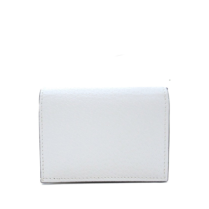 Adidas Leather Horsebit Wallet on Strap White - Gaby Paris