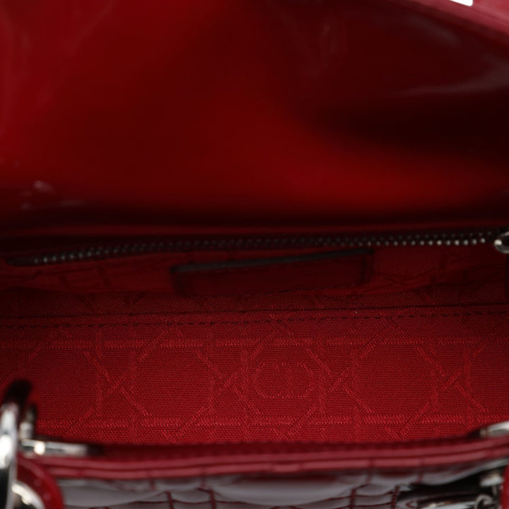 Lady Dior Cannage Mini Rouge