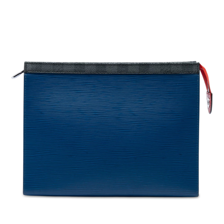 Pochette Voyage MM Épi Bleu