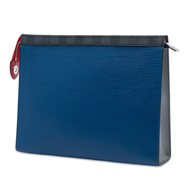 Pochette Voyage MM Épi Bleu