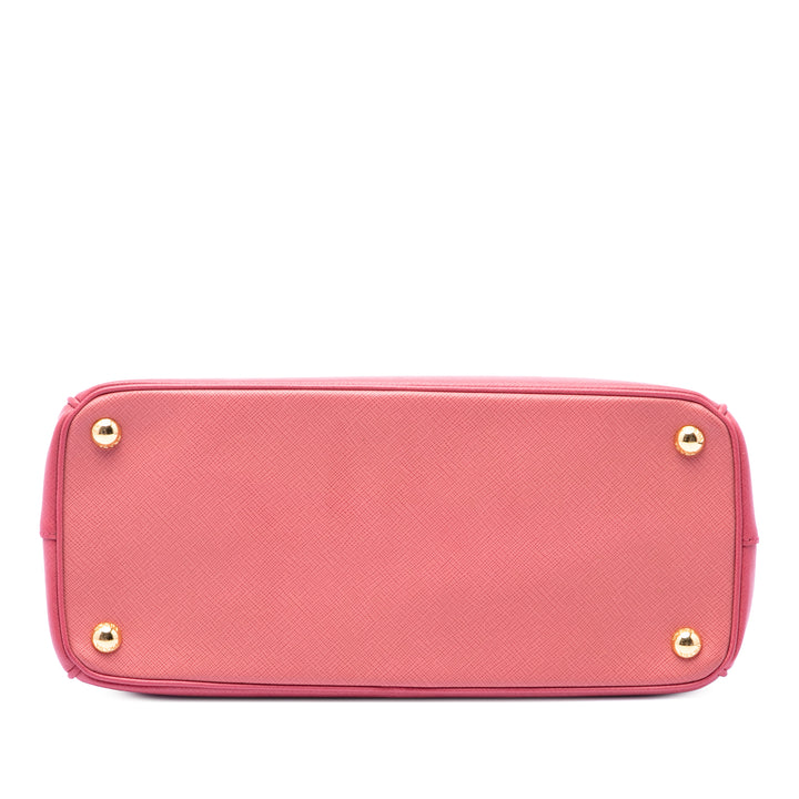 Prada Medium Saffiano Lux Galleria Double Zip Cabas