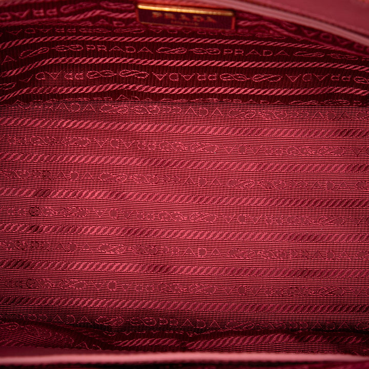 Prada Medium Saffiano Lux Galleria Double Zip Cabas