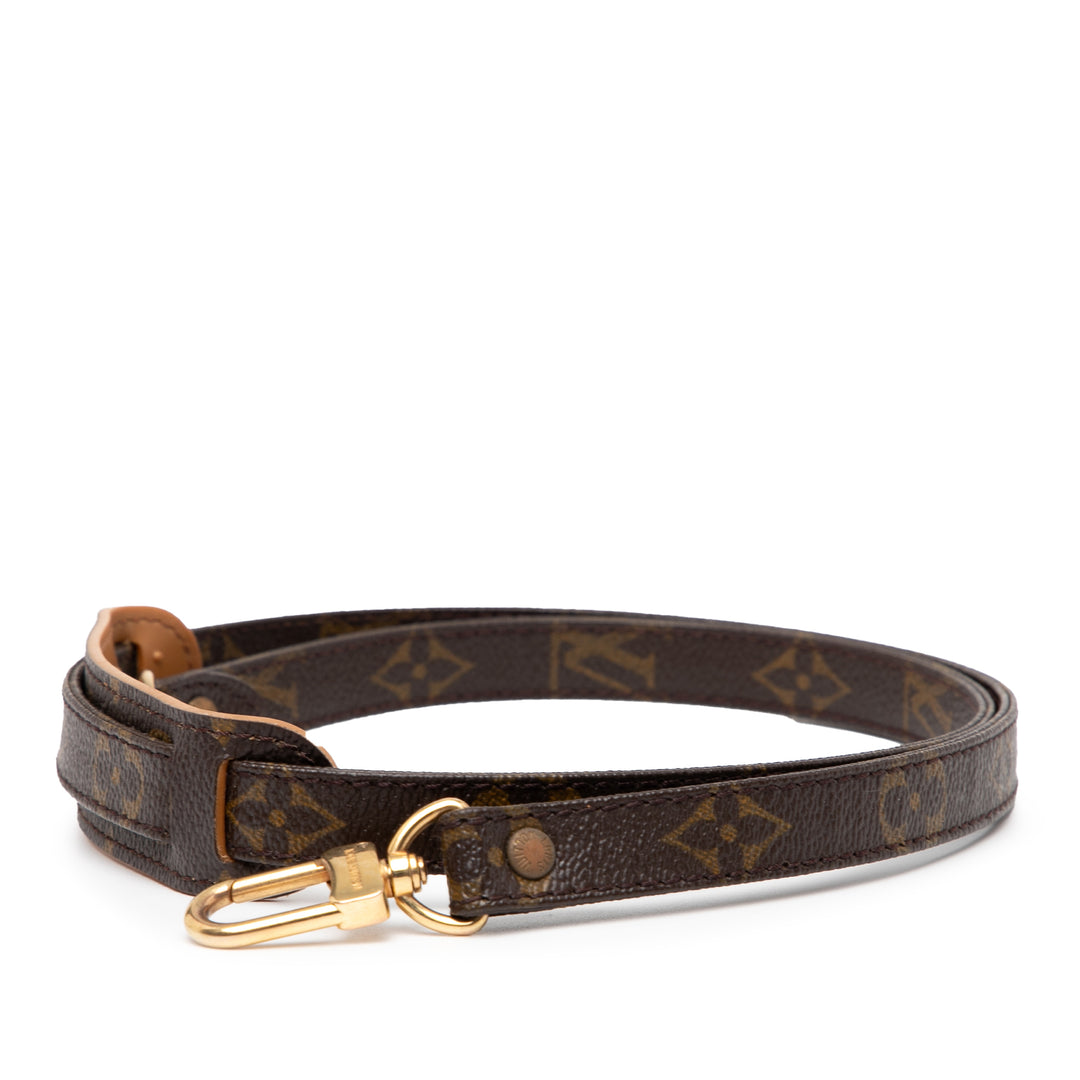 Louis Vuitton Monogram Bag Strap Marron