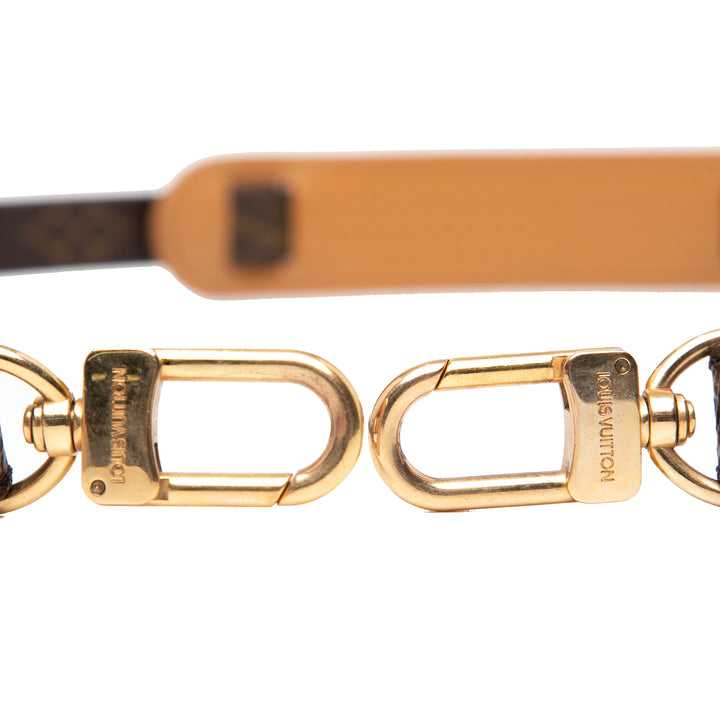 Louis Vuitton Monogram Bag Strap Marron