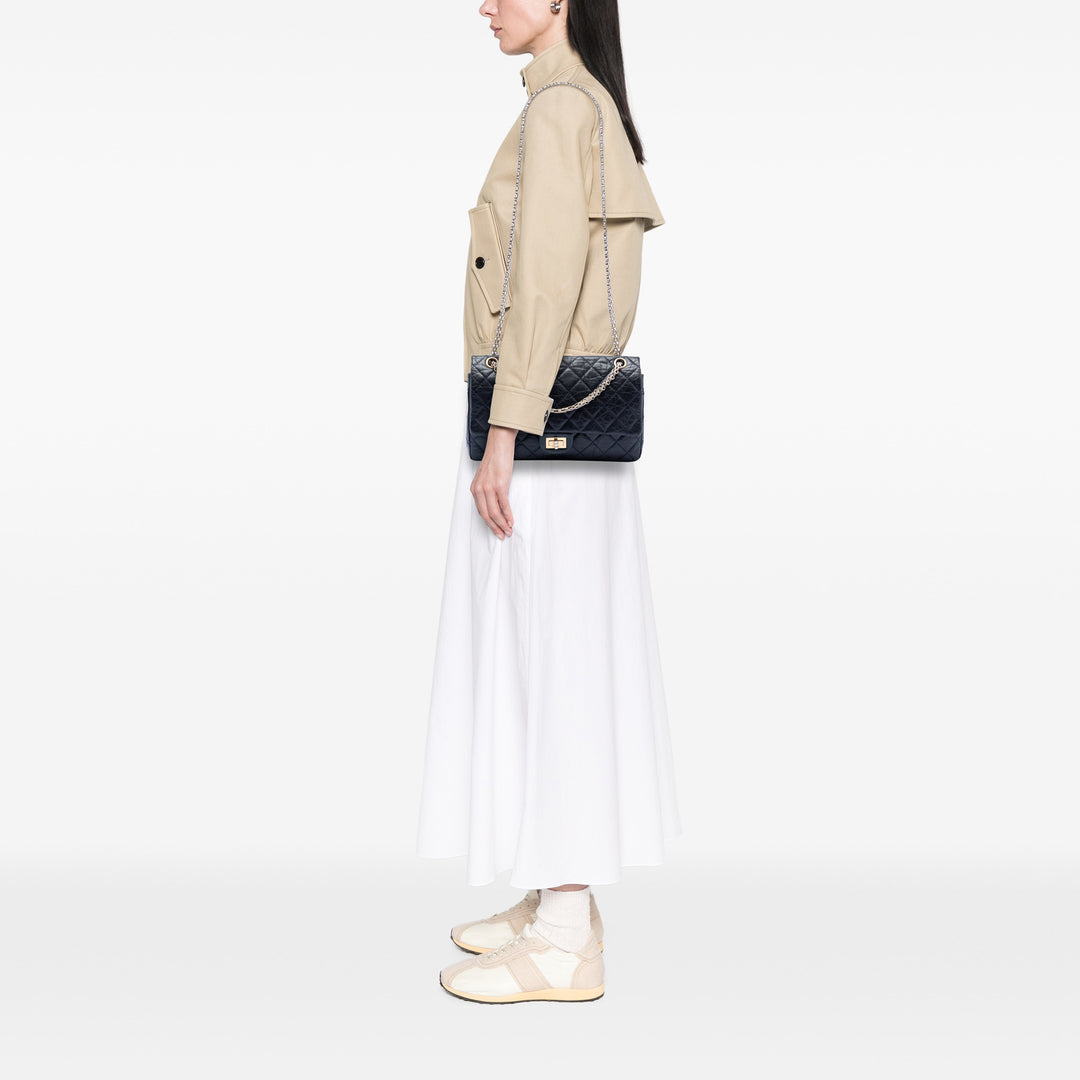 Chanel Matelassé vieilli Cuir de veau Reissue 2.55 Double rabat 226