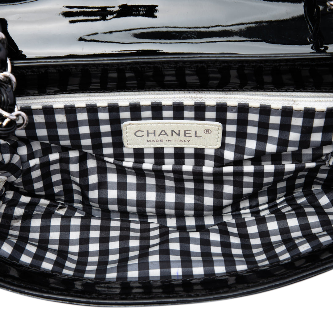 Chanel Sac porté épaule CC Lipstick Ligne à rabat Noir – vue 4 – GABY PARIS